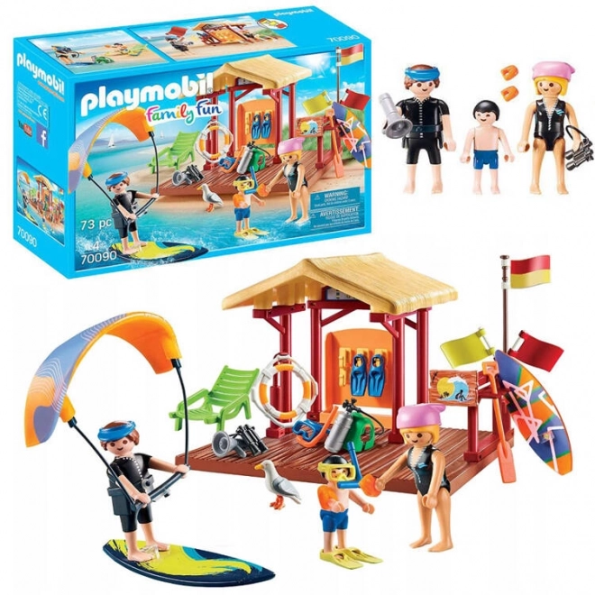 kreatív playmobil vízisport iskola készlet