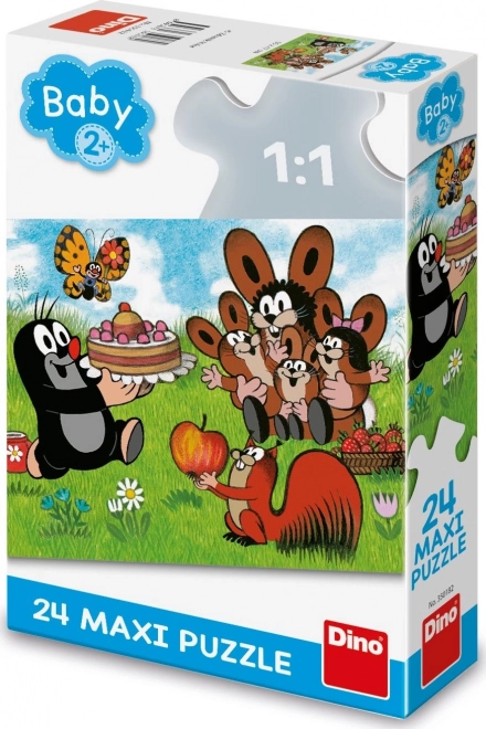 Krtek és barátai születésnapi maxi puzzle 24 db