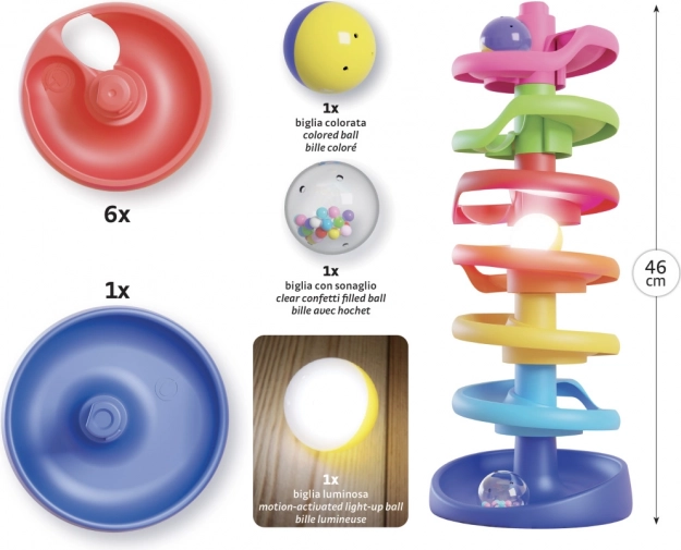 Brightball spiráltorony golyókhoz