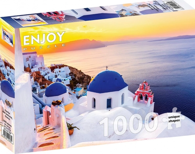 Napfelkelte Santorini felett puzzle 1000 darabos