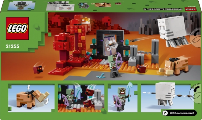 Minecraft Zaséta a Nether Portálnál LEGO készlet