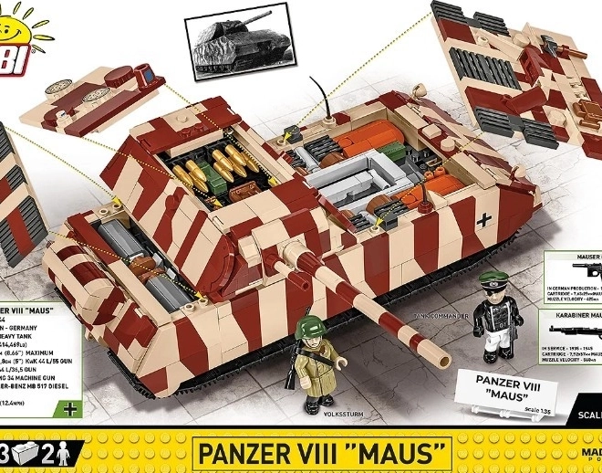 Panzer VIII Maus Építőszett