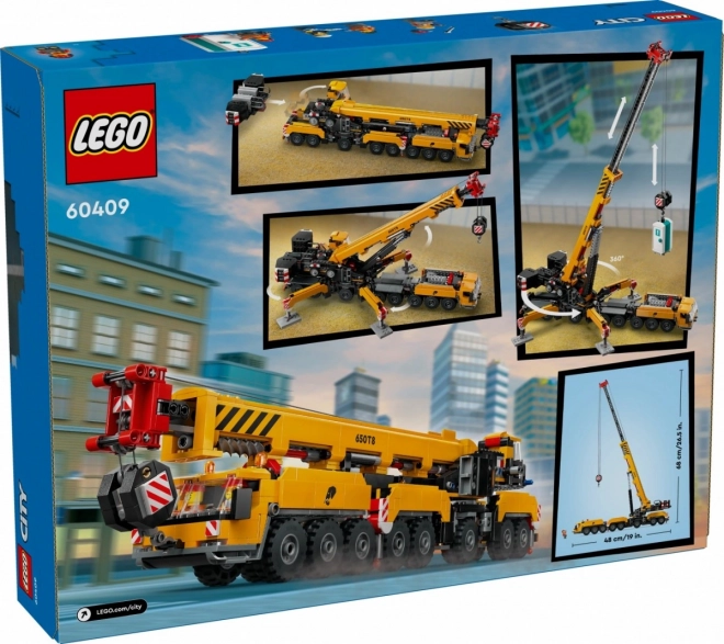 Lego City sárga mozgatható daru