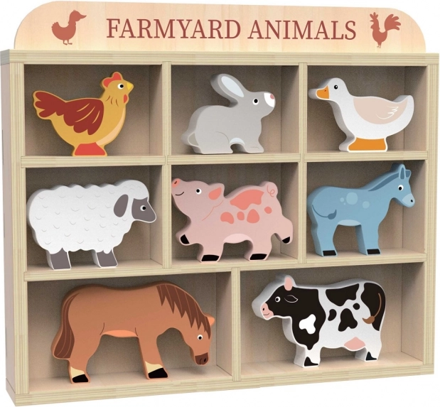 2Kids Toys farmi állatfigurák készlete FSC fából