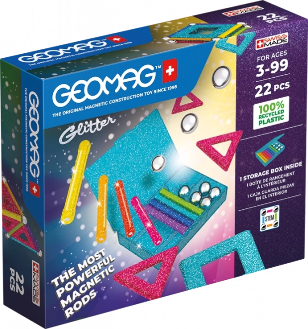 Geomag csillámos készlet 22 részes