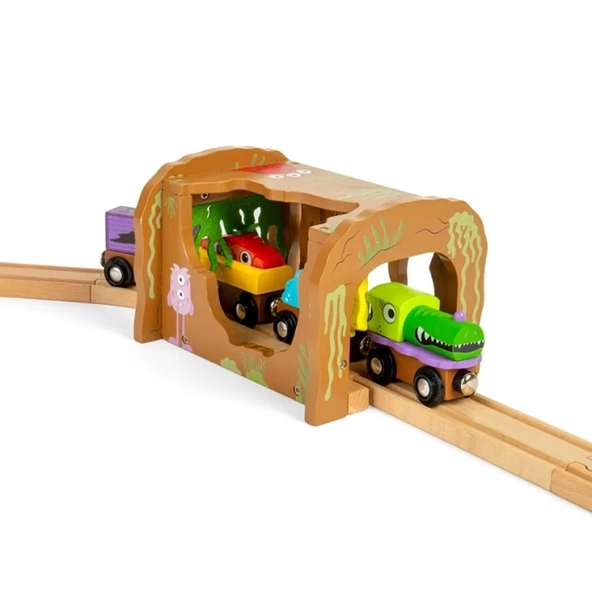 Fa alagút szörnyecskékkel