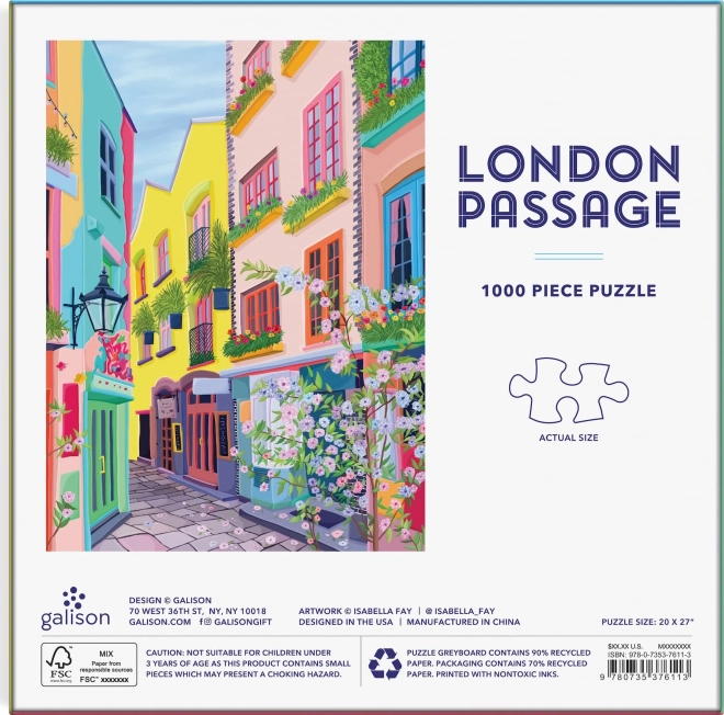 Londoni paszázs puzzle - 1000 darab