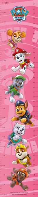 Paw Patrol magasságmérő rózsaszín