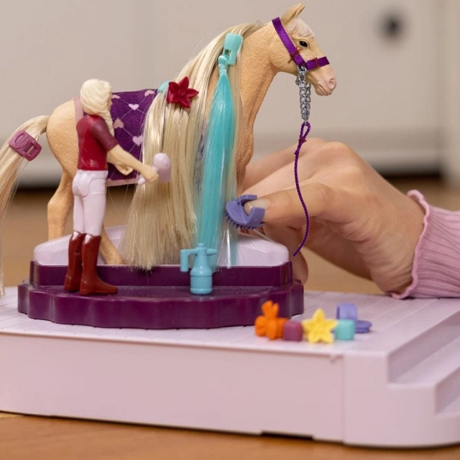 Schleich Horse Club Sofia's Beauties lovasápolási forgóállomás