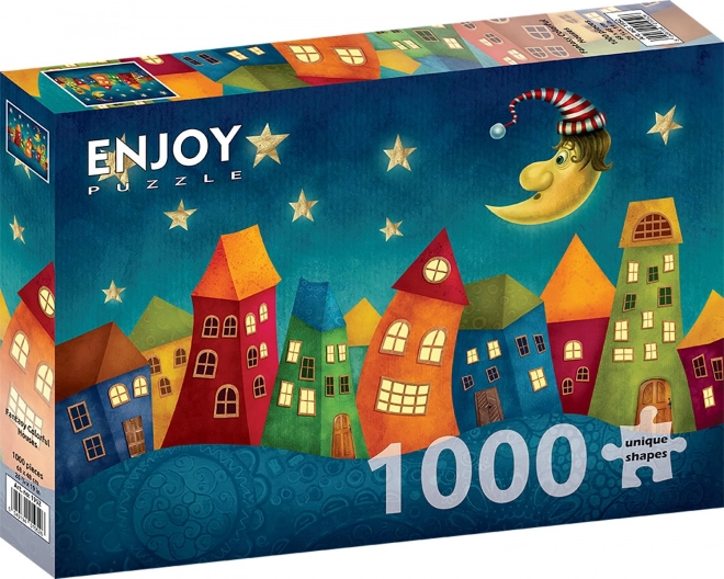 Enjoy Színezhető házikók 1000 darabos puzzle