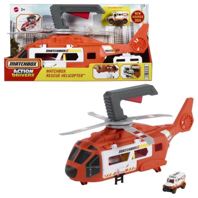 mentőhelikopter Matchbox