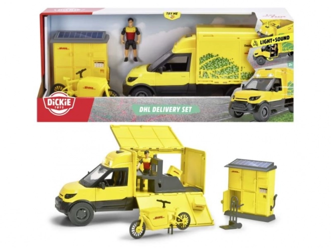 Dickie: DHL járműkészlet 25 cm