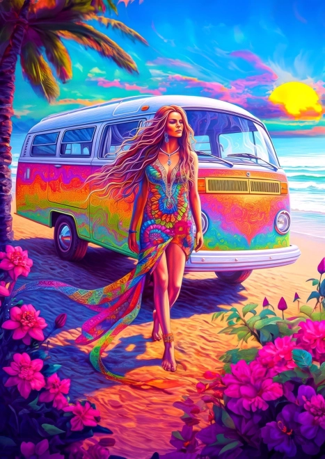 Hippie puzzle a szívben 1000 darab
