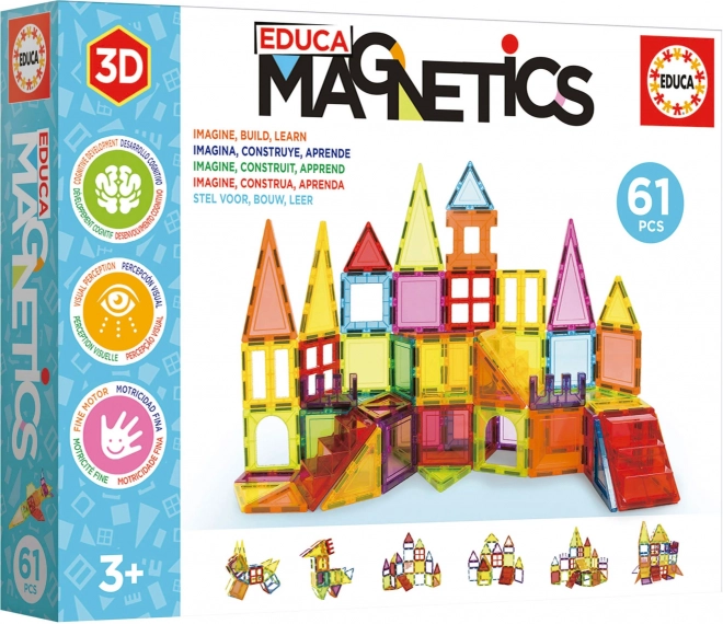 Educa mágneses építőkészlet Magnetics