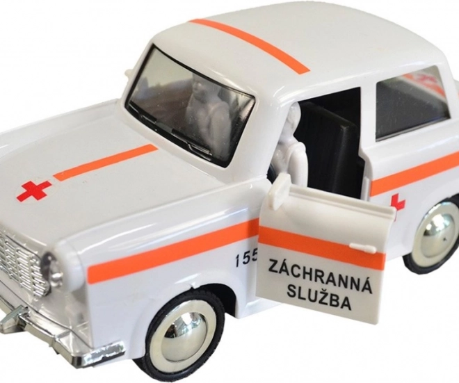 Retro mentőautó lendkerekes