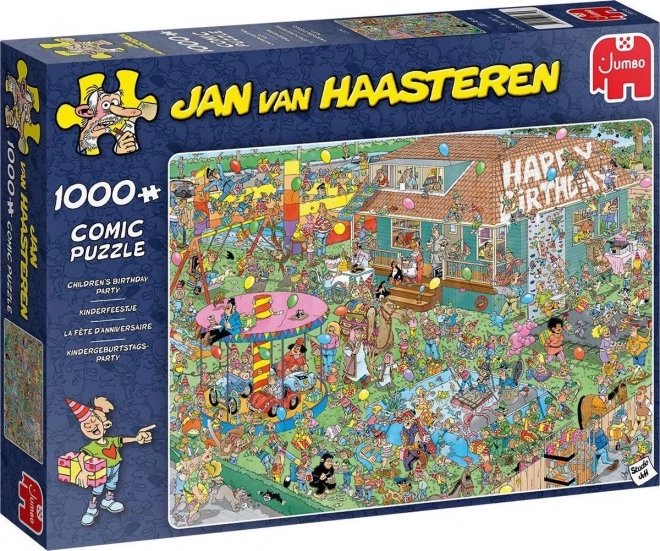 Jumbo puzzle Jan van Haasteren gyerek születésnapi party 1000 darabos