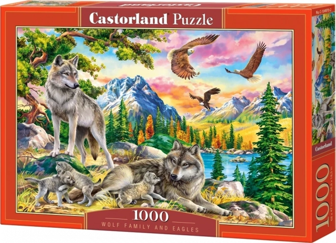 Farkascsalád 1000 darabos puzzle