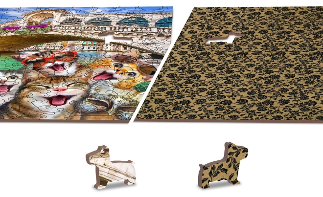 Kétoldalas puzzle 2 az 1-ben