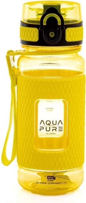 Astra vízpalack Aqua Pure 400 ml sárga