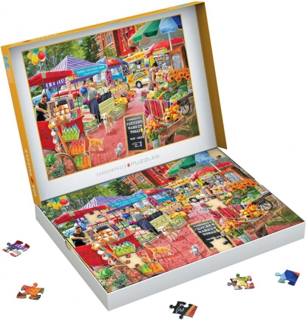 Eurographics Puzzle Egy nap a gazdapiacon 104 darabos