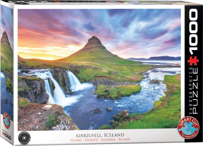 Kirkjufell vízesés puzzle 1000 darabos