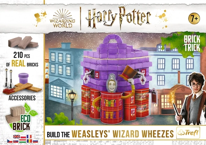 Harry Potter Weasley varázslók bolondoságok építő szett 210 db-os