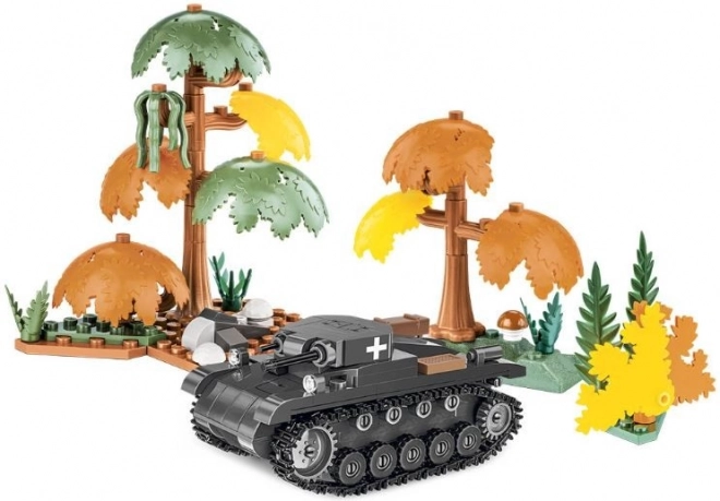 világháborús Panzer II tank építőkészlet