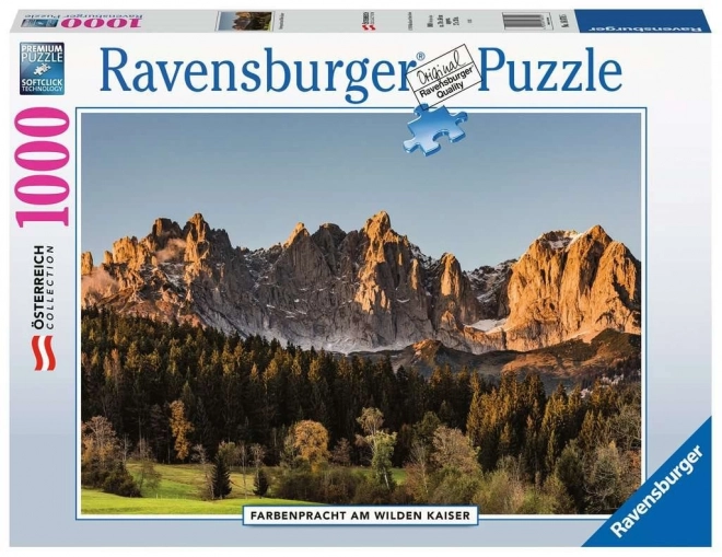 Színes Wilder Kaiser, Ausztria puzzle 1000 darabos