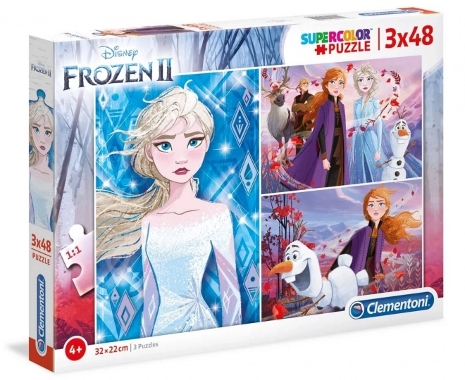 Clementoni puzzle Frozen 2, 3x48 darab