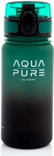 ASTRA Egészséges vizespalack Aqua Pure 400ml – Fekete-zöld