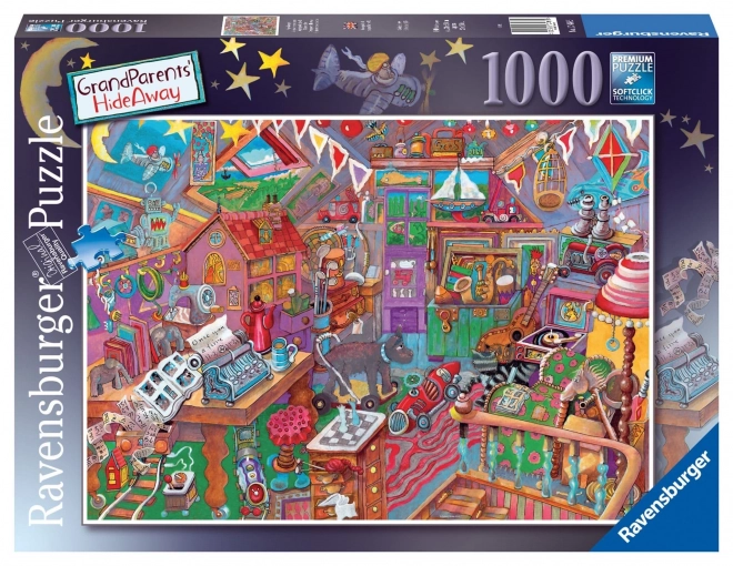 Az Attic Ravensburger Puzzle 1000 Darabos