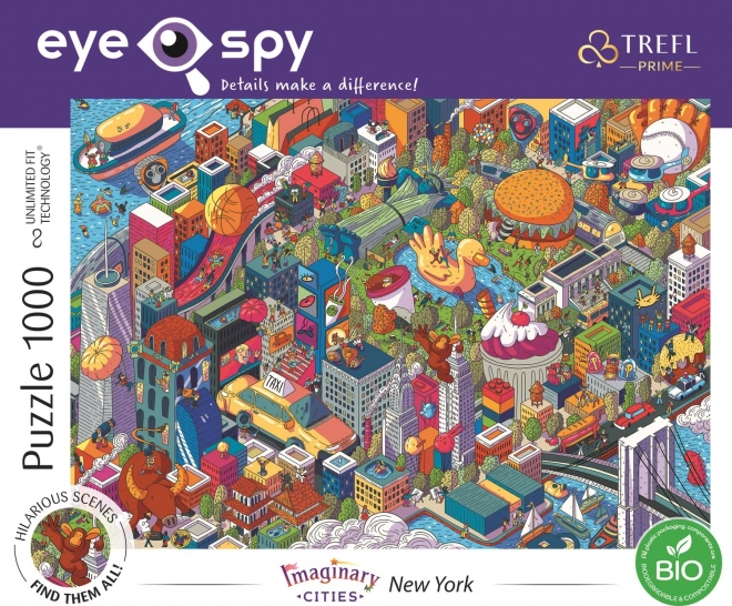 Képzeletbeli Városok: New York Puzzle 1000 Darabos – TREFL