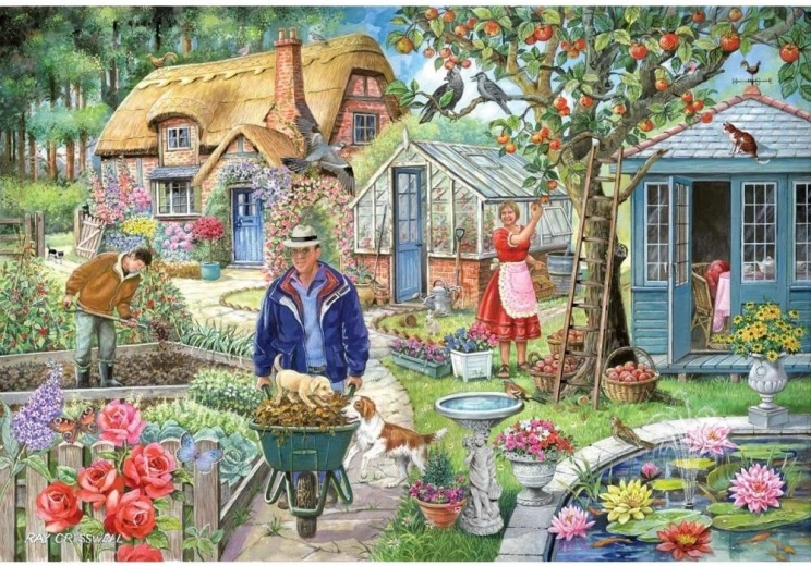 Puzzle a kertben 1000 darab