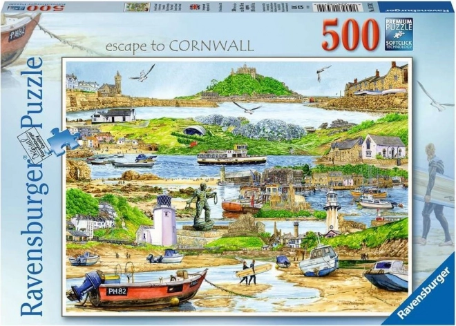 Ravensburger Puzzle Menekülés Cornwallba 500 Darab