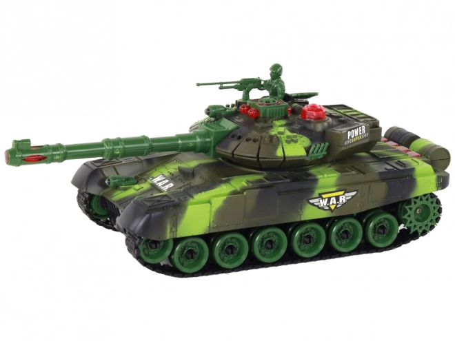 nagy távirányítású katonai RC tank 360 fokban forgatható