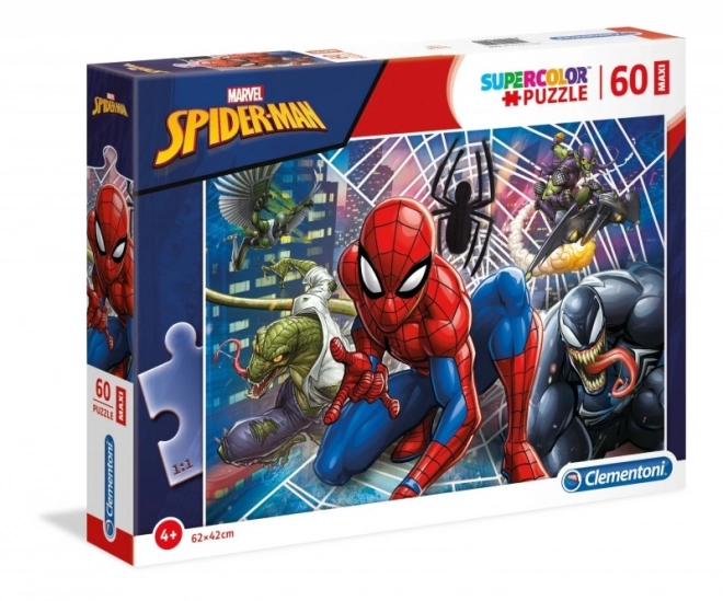 Maxi Színes Puzzle 60 darab - Pókember