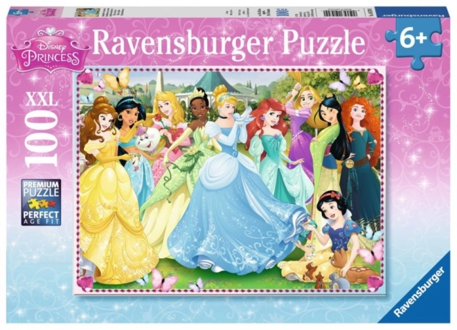 Ravensburger puzzle Disney hercegnők: itt az idő ragyogni XXL 100 darab