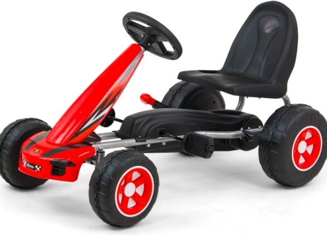 Viper pedálos gokart – piros