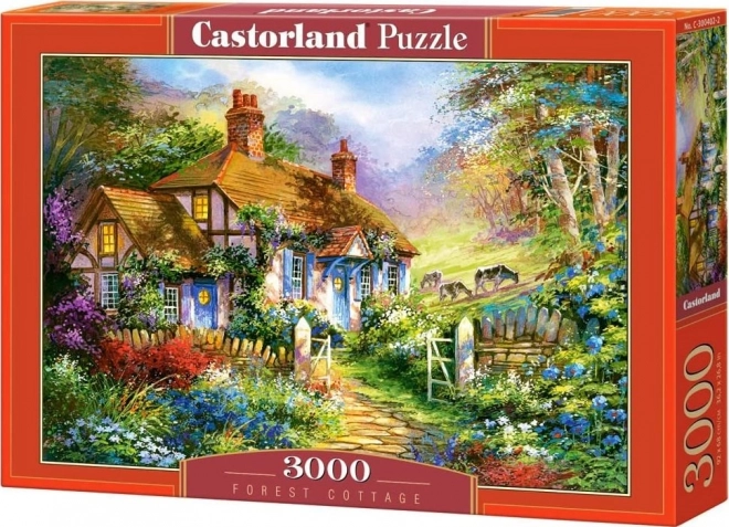 CASTORLAND Puzzle Házikó az erdőben 3000 darab