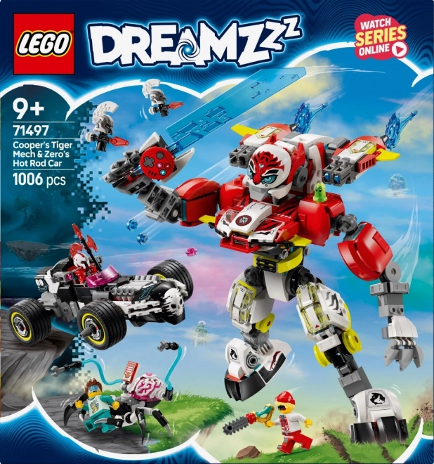 Tigris Mech Coopertől és Zero Hot Rodja - LEGO DREAMZzz