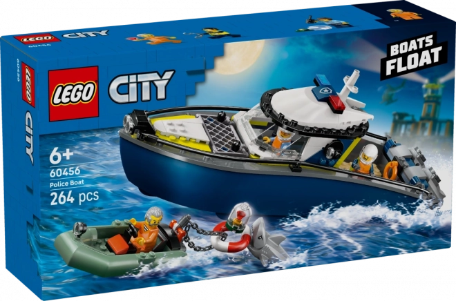 LEGO City Rendőrségi hajós üldözés