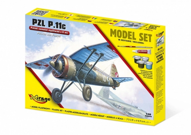 PZL P.11c műanyag makett – 1:48 méretarány