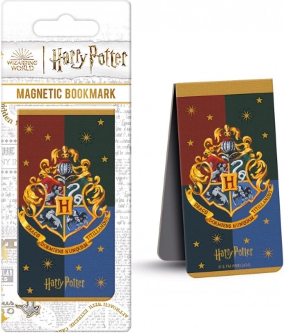 Harry Potter mágneses könyvjelző Roxfort címere