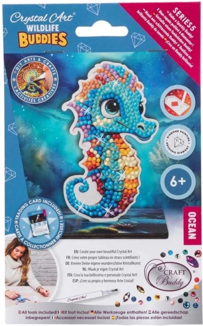 CRYSTAL ART Gyémánt festés Tengeri csikó