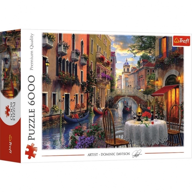 Romantikus vacsora puzzle - 6000 darabos