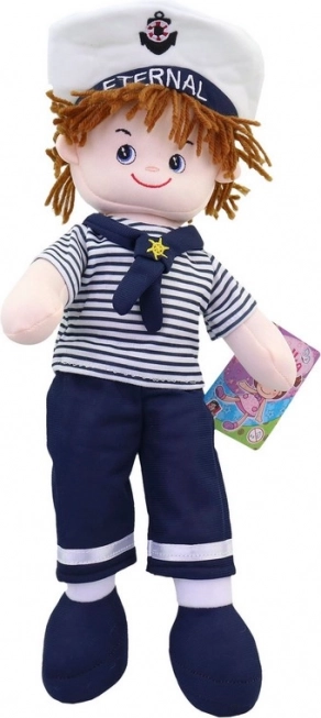 Textil matróz baba 40 cm