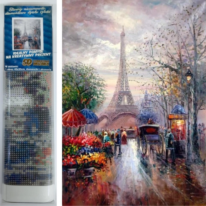 Norimpex gyémántszettes festés Párizsi séta 30 × 40 cm
