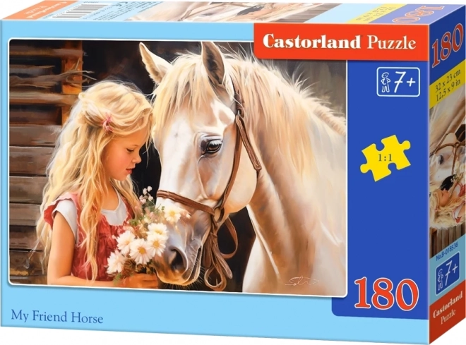 Castorland puzzle - Barátom, a ló 180 darabos