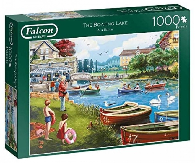 Falcon puzzle hajók a tavon 1000 darabos