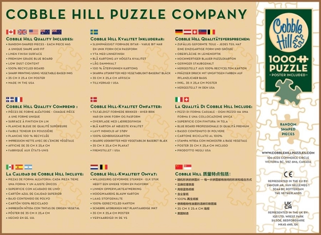 Cobble Hill Tengeri Házikók 1000 Darabos Puzzle